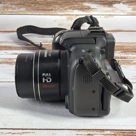 Canon PowerShot SX1 IS 10MP Digital Camera – 20x Zoom Black From Japan Tested - Picture 2 of 7
